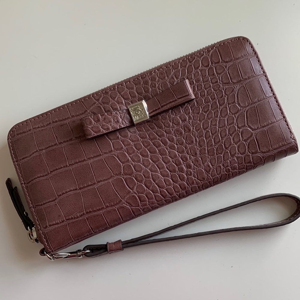 NWOT Anne Klein Wallet Wristlet in Mauve Pink